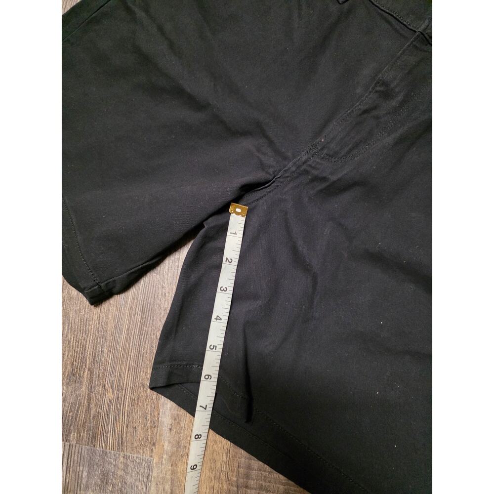 Amazon Essentials Mens Shorts Size 31 Black 5-Pocket Cotton Stretch - Picture 2 of 5